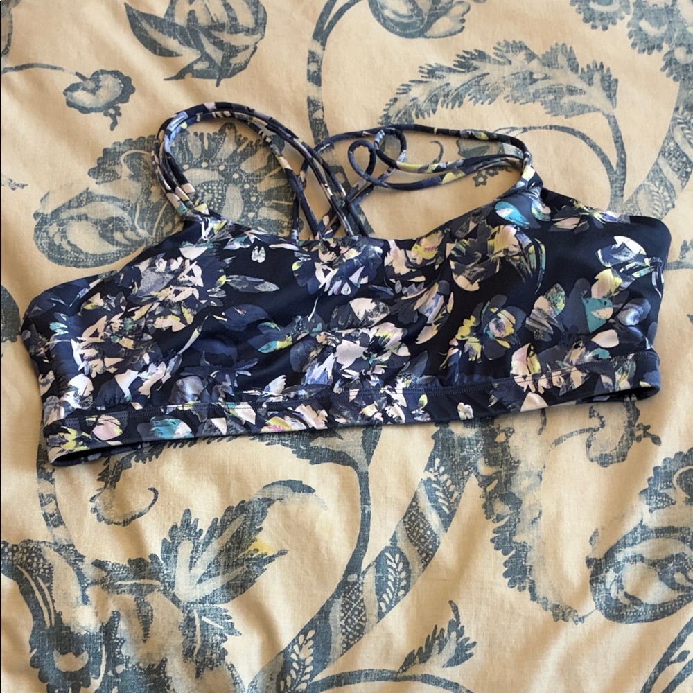 Floral Print Women's Bralette medium support